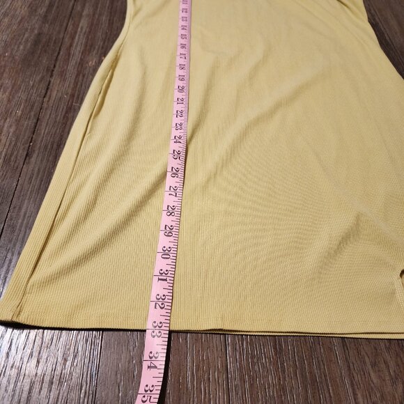 Urban social Ribbed Mini Dress NWT Green XL - Picture 3 of 9